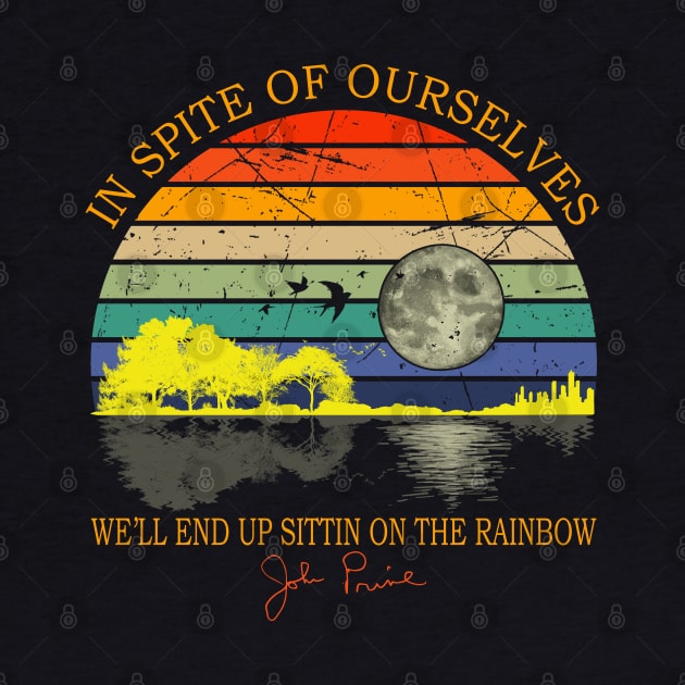 In Spite Of Ourselves We'll End Up Sittin Rainbow by OliviaCookArt